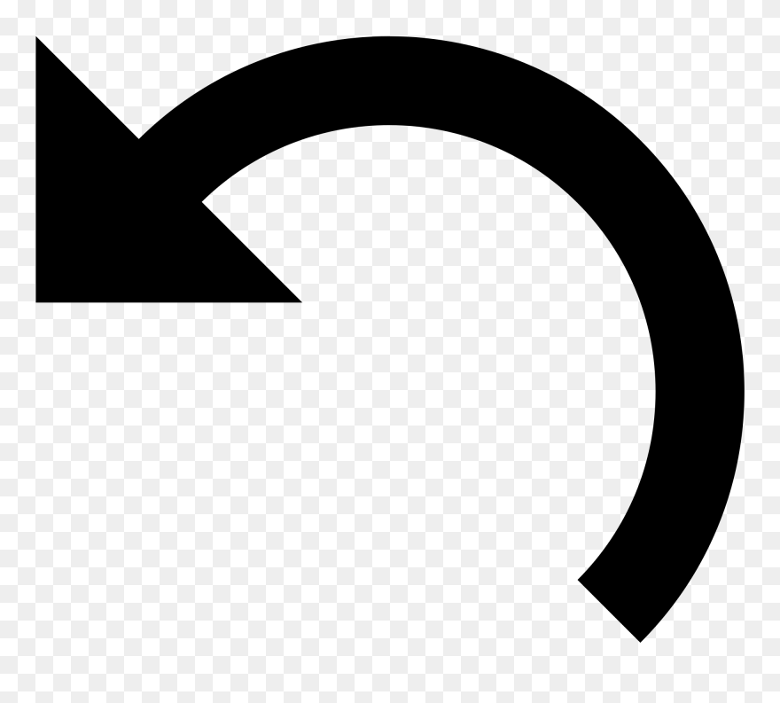 Png File - Half Circle Arrow Icon Clipart