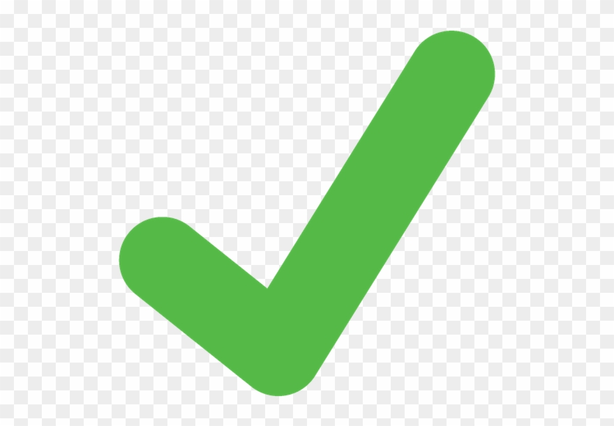 Green Tick Clipart Light Green - Green Check Mark - Png Download