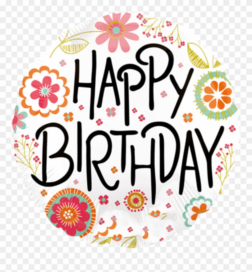 Folienballon Happy Birthday - Happy Birthday Geburtstag Bilder Clipart