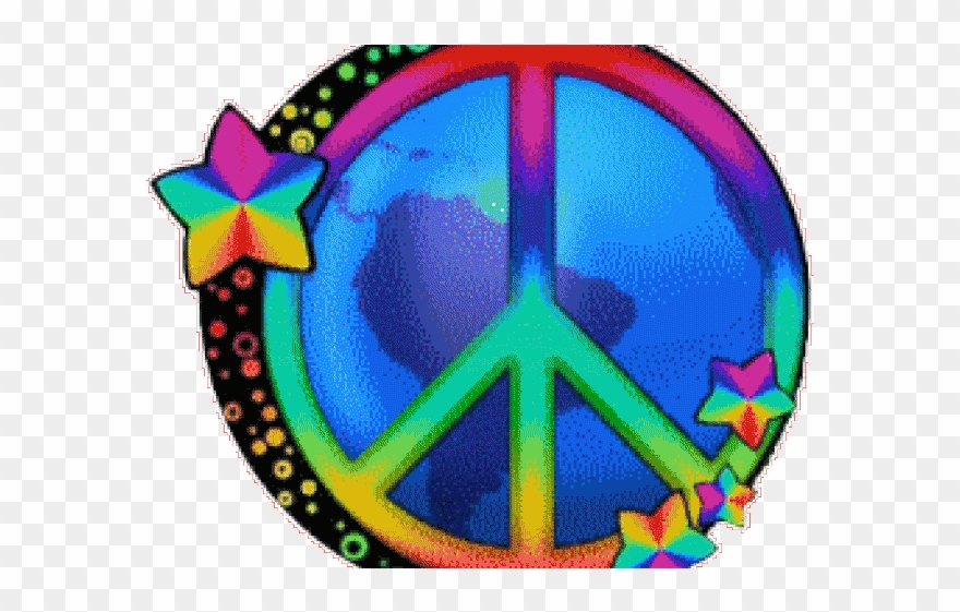 Peace Symbol Clipart World Peace - Peace - Png Download