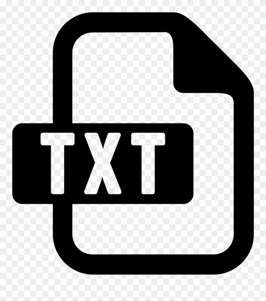 Txt Icon Free Download Png And Vector - Txt Icon Clipart