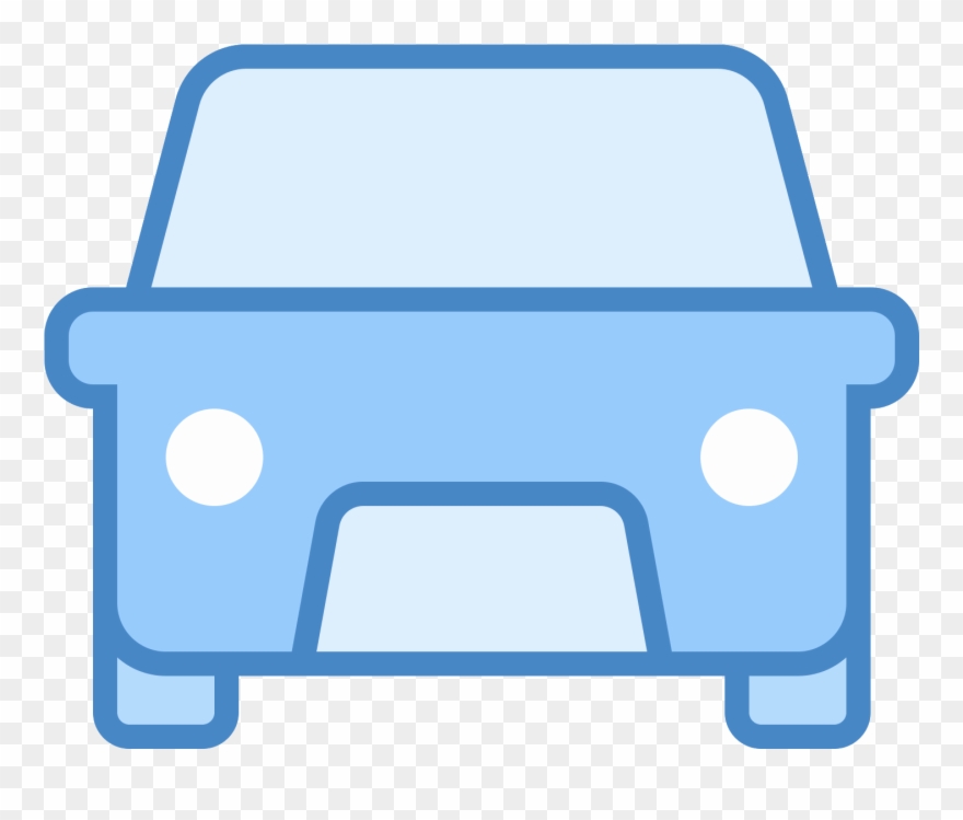 The Icon Shows A Sedan Type Passenger Car That Is Seen - Carpooling Icon Png Clipart