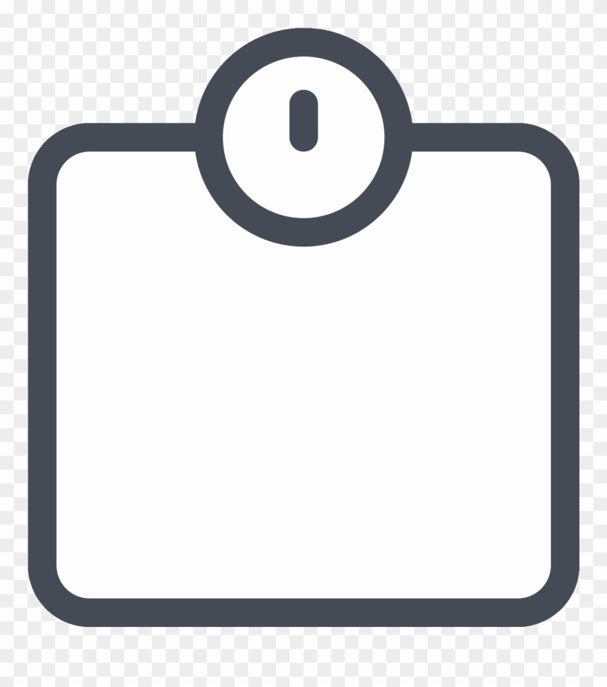Waagen Für Das Körpergewicht Icon - Icon Clipart