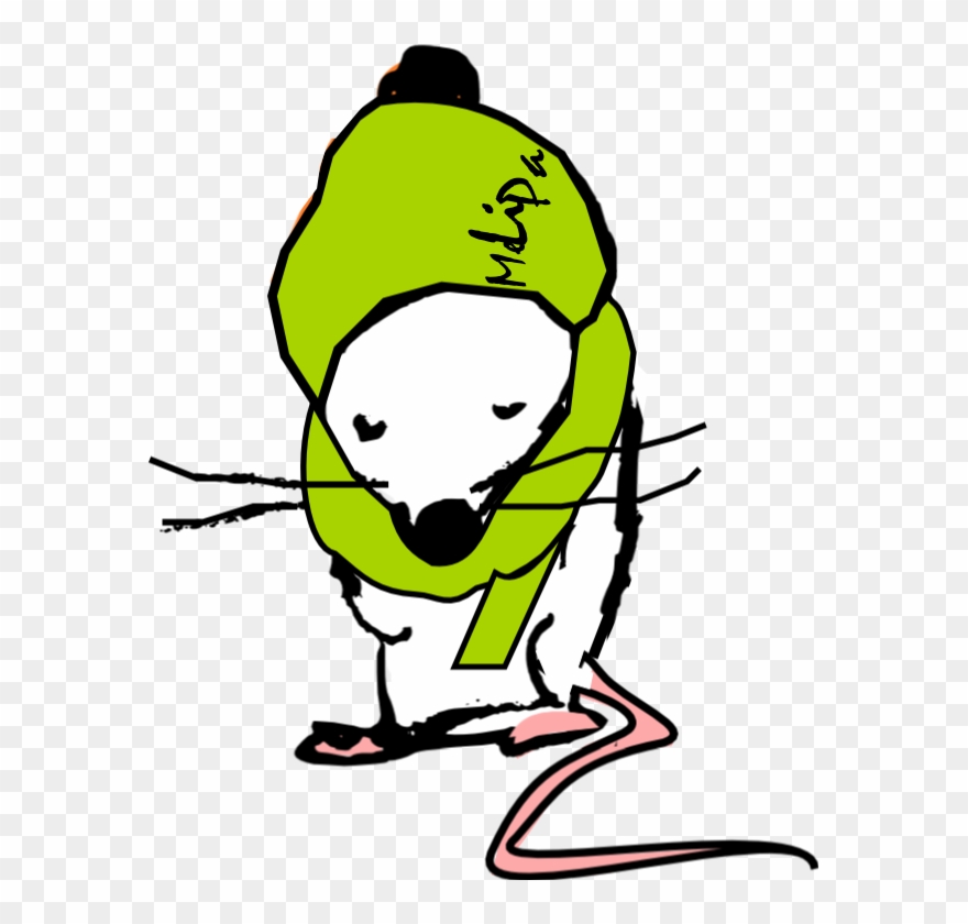 Free Winter Mouse Clipart Graphic - Png Download