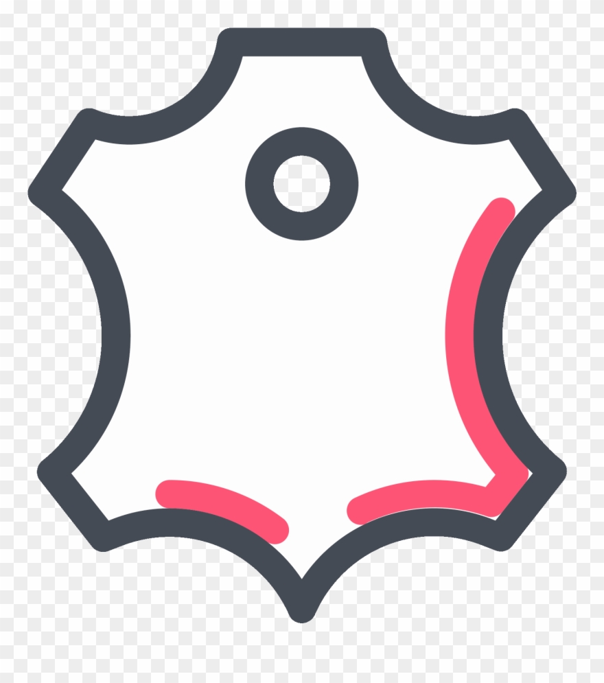 Dieses Icon Ist Ein Teil Einer Sammlung Von Leder Flachen - Leather Clipart