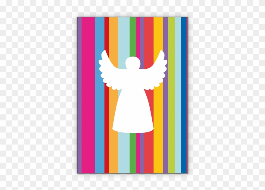 Coole Designer Weihnachtskarte Mit Bunten Streifen - Illustration Clipart