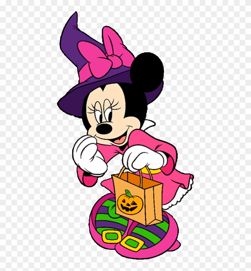 Minnie Mickey Mouse Halloween Clipart