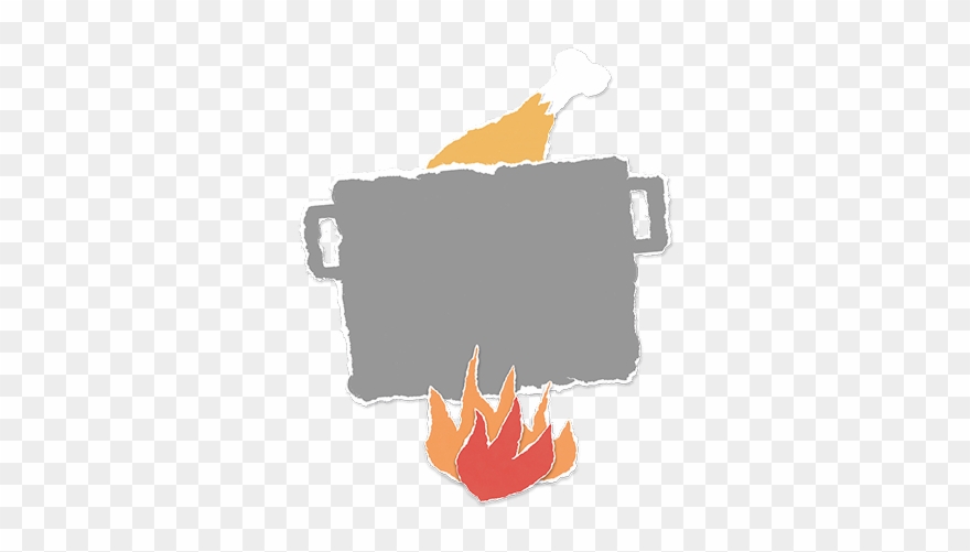 Huhn Im Topf - Illustration Clipart