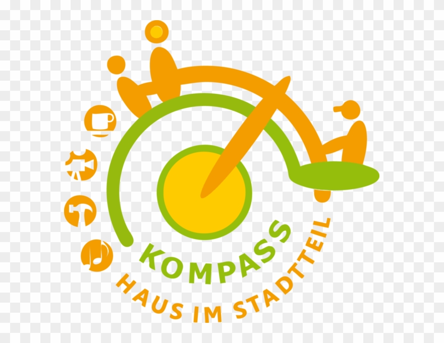 Der Kompass Ist Ein Buntes Haus Für Jeden, Egal Ob Clipart
