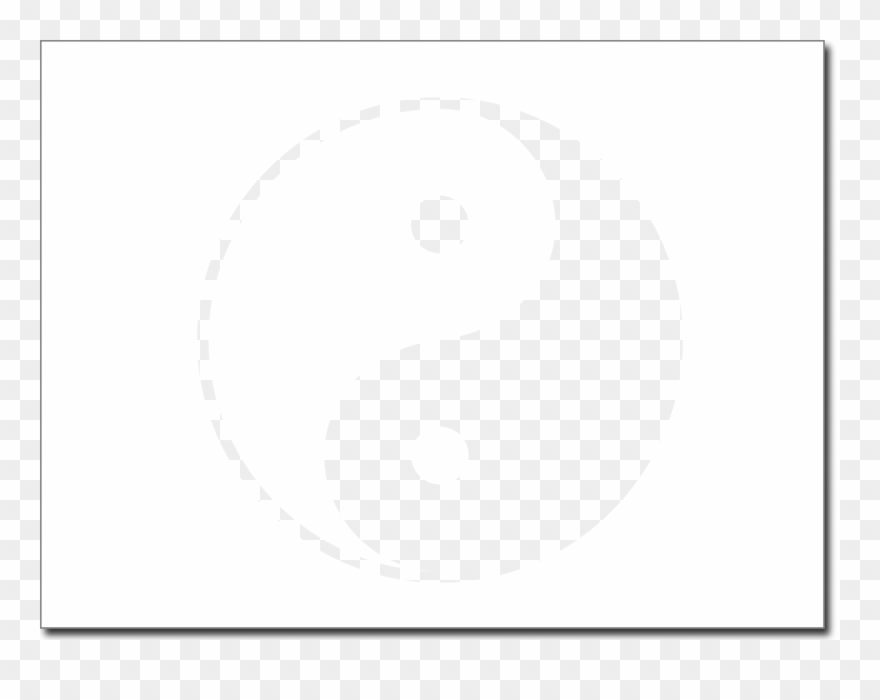 Scheibenaufkleber Yin Und Yang - Yin Yang Clipart