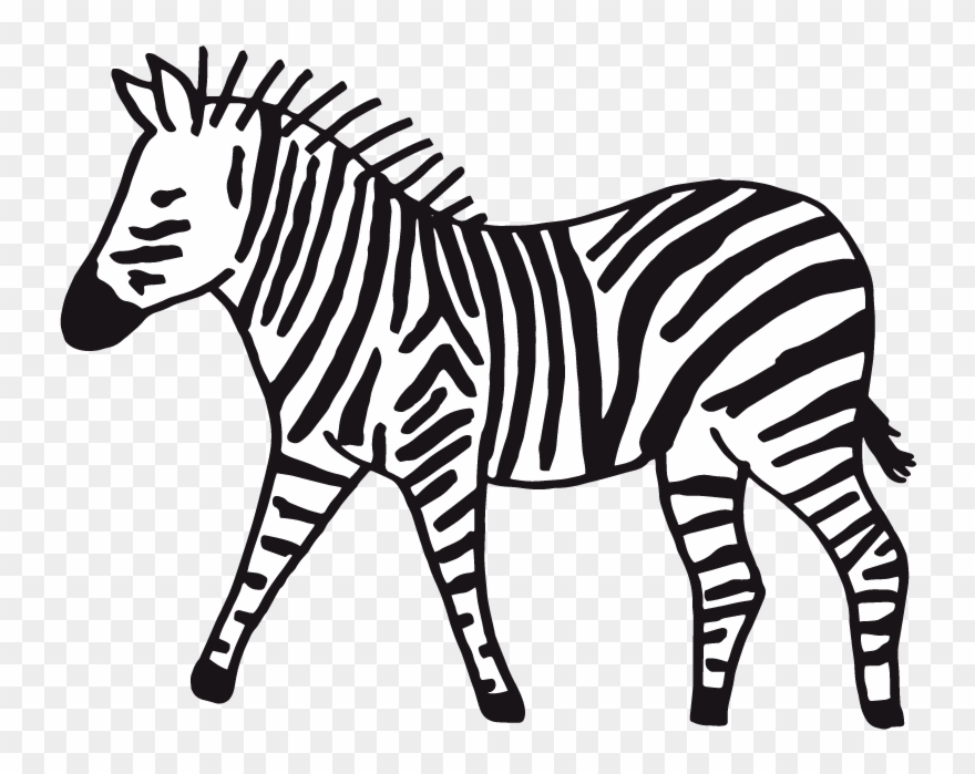 Nicht Nur Der Zebrastreifen Hat Streifen, Auch Dieses - Zebra Clipart