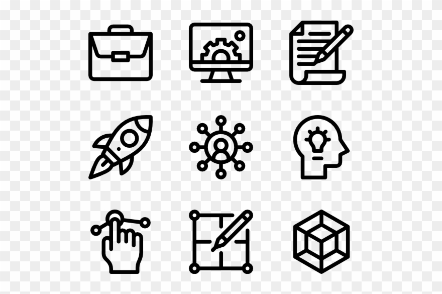 Web Design - Printing Icon Vector Clipart