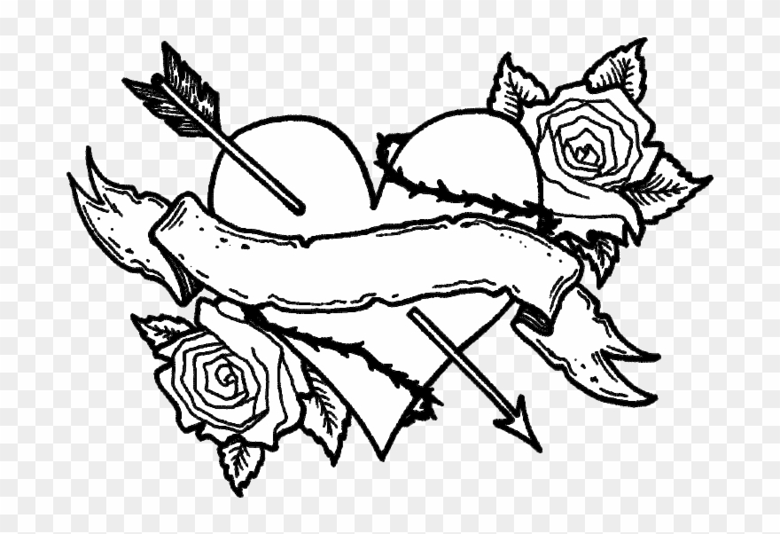 Coraã§ã£o Para Colorir E Imprimir - Desenhos Apaixonados Para Colorir Clipart