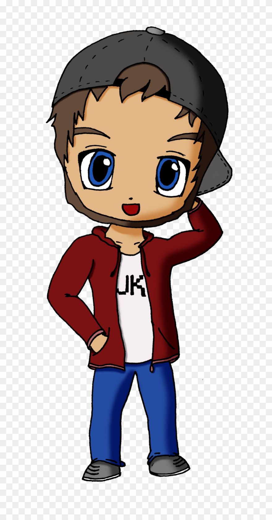 Chibi Comicfiguren Zeichnen Und Digitalisieren - Cartoon Clipart