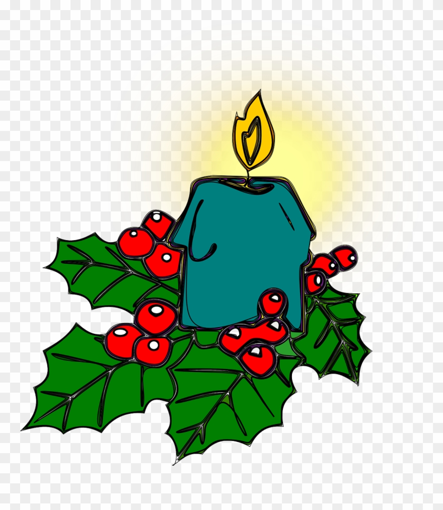 Cartoon Holly Leaf 16, Buy Clip Art - Azevinho Vela Natal - Png Download
