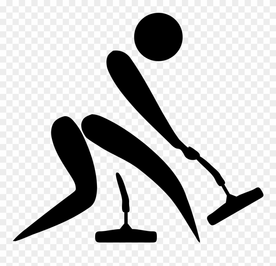 Open - Curling Clip Art - Png Download