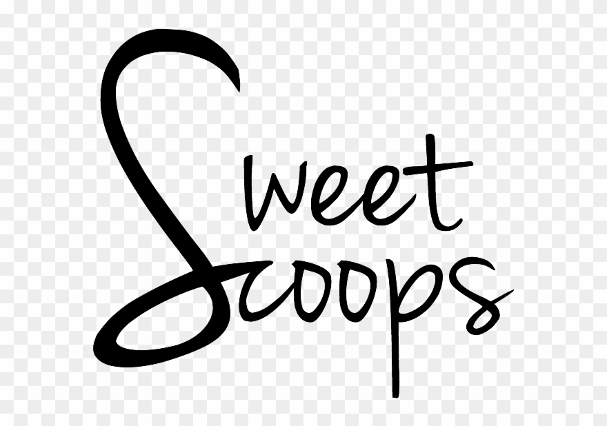 Finest Ice Cream Scoop Black And White Clipart Clipartfox - Sweet Scoops Logo - Png Download