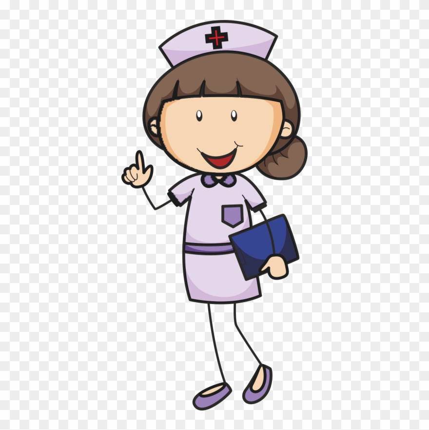 Cartoon Clipart Cartoon - Nurse - Png Download