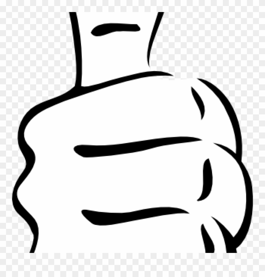 Thumbs Up Clipart Thumb Clipart Black And White Thumbs - Thumbs Up Clip Art - Png Download