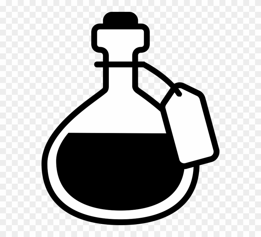 Healthy Planet Cliparts 24, Buy Clip Art - Potion Png Black And White Transparent Png