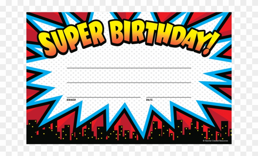 Teacher Created Resources - Super Hero Birthday Clipart