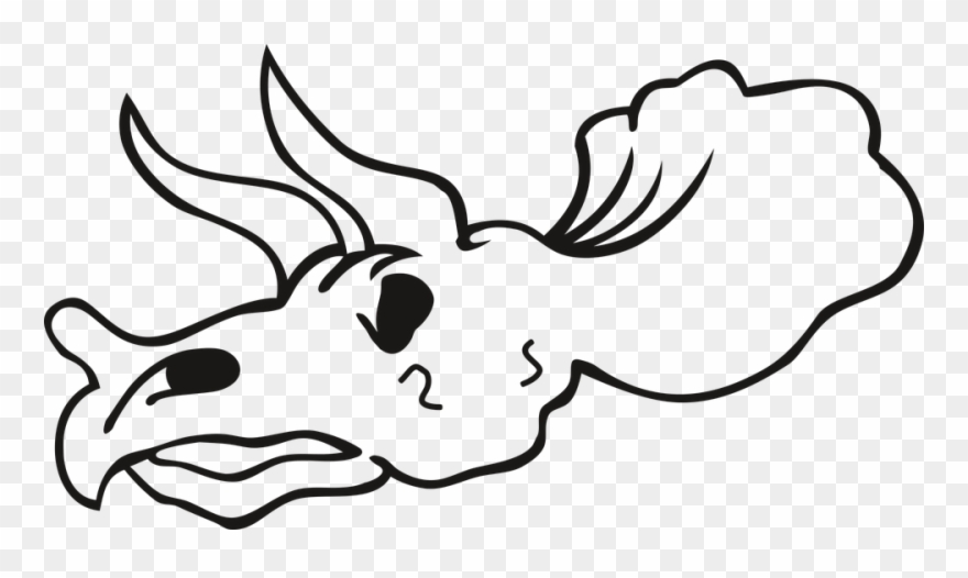 Deer Skull Clipart 23, Buy Clip Art - Huesos De Dinosaurios Para Dibujar - Png Download