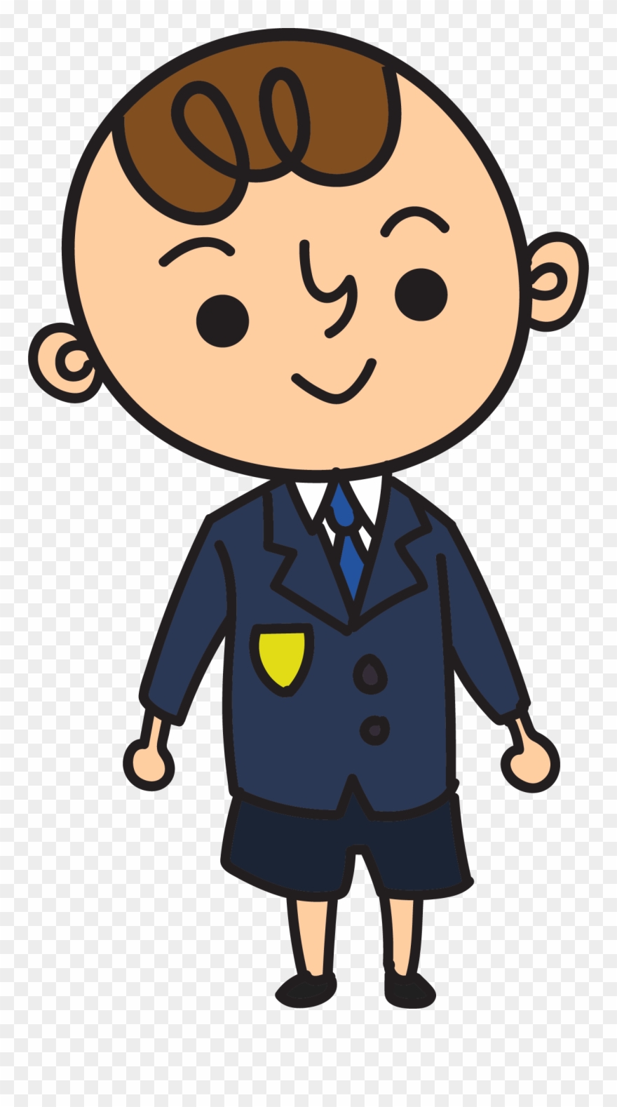 Cartoon National Primary Do Elementary Preschool Lecture - School Children In Uniform Cartoon Clipart