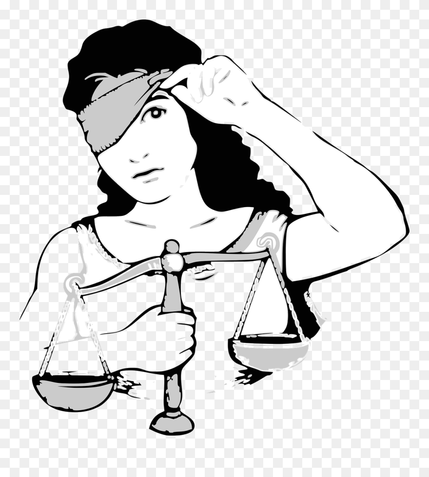 Medical Cartoon Images 27, Buy Clip Art - Lady Justice - Png Download