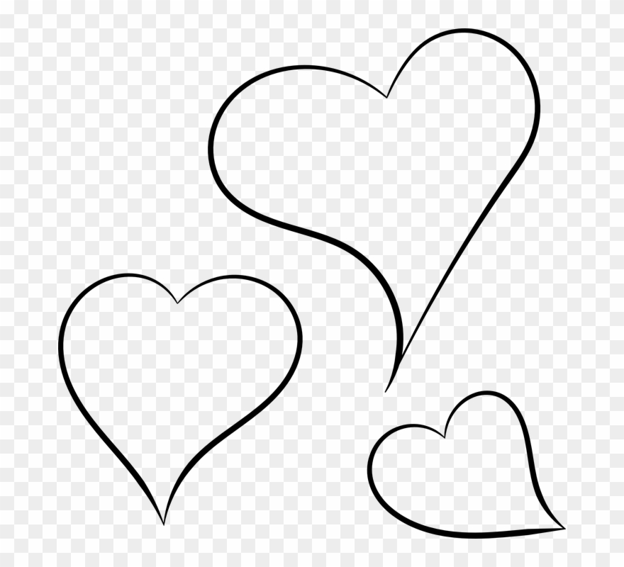 Superman Heart Cliparts 24, Buy Clip Art - Corazones Blanco Y Negro Png Transparent Png
