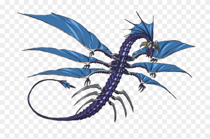 Leviathan/ur Dünyayı Yutacak Olan Ejderha - Yu Gi Oh Number 17 Leviathan Dragon Clipart