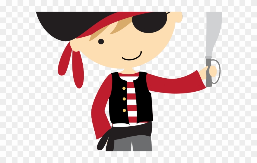 Pirates Clipart Writing - Cute Pirate Clipart - Png Download
