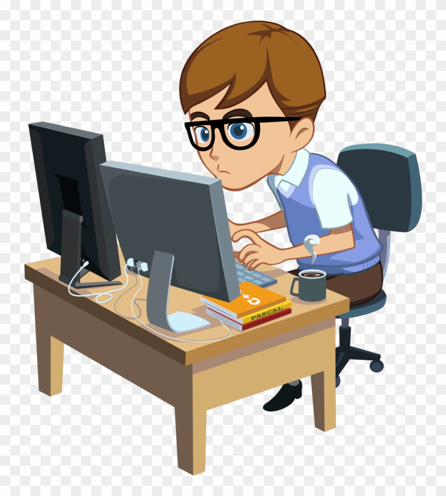 Programmer Png Clipart Computer Programming Software - Cartoon Programmer Png Transparent Png