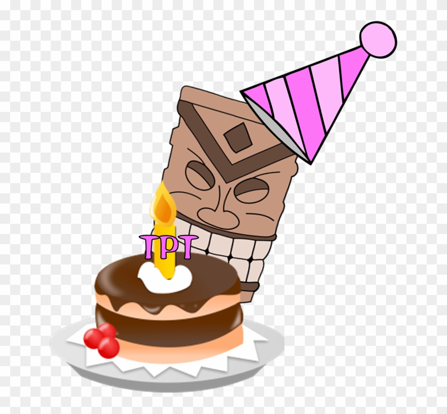 Tptaversary - Cake With Candles Gif Png Clipart