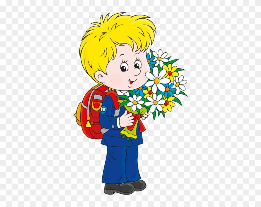 Cartoon Google Klipart Pinterest Hedgehogs Clipartschool - Child Holding Flowers Clip Art - Png Download