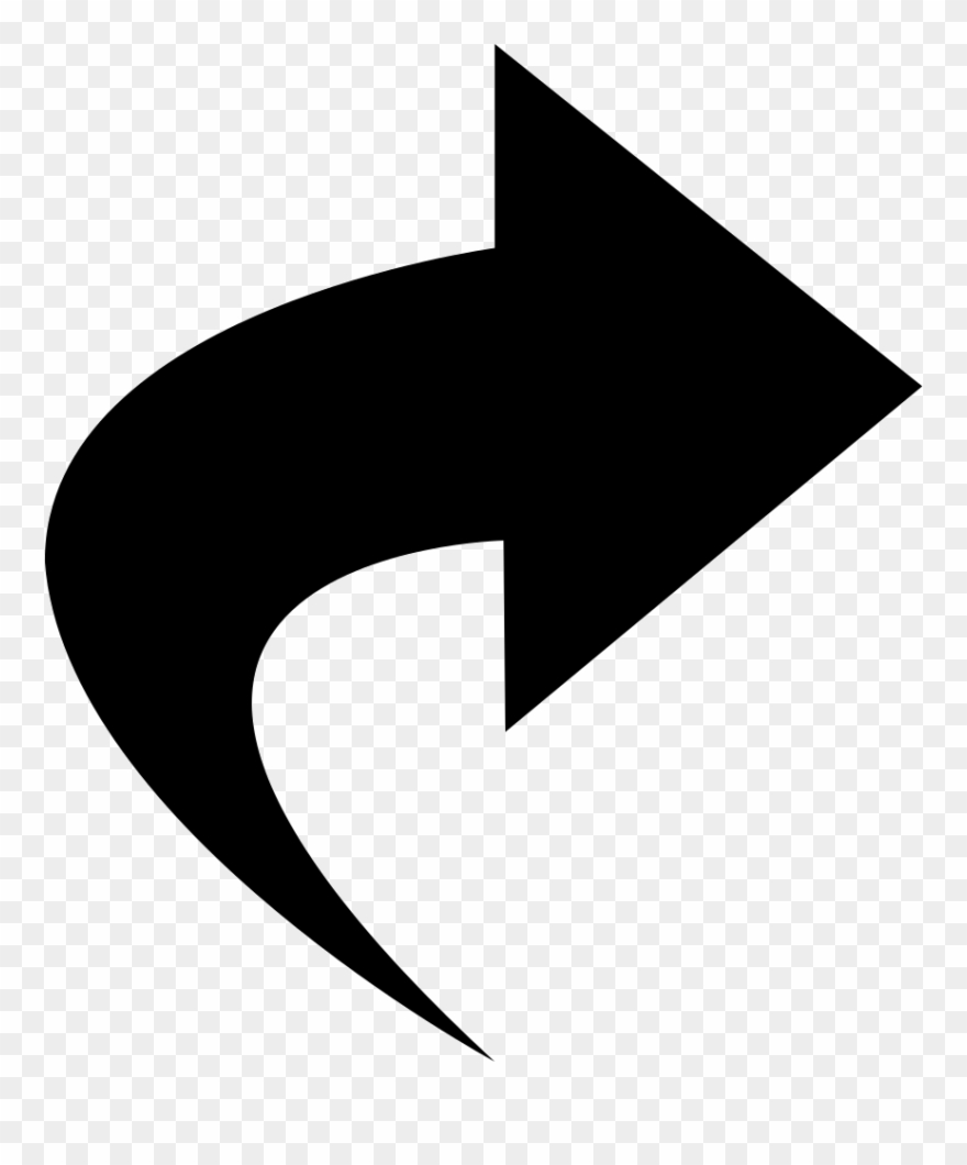 Free Web Icons - Share Arrow White Line Icon Png Clipart