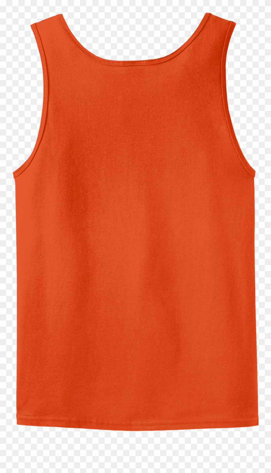 Clip Art Tank Top - Orange Tank Top Transparent - Png Download
