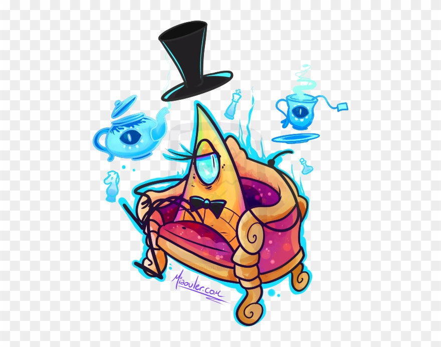 “bill Cipher © Alex Hirsch Available As A Sticker, Clipart