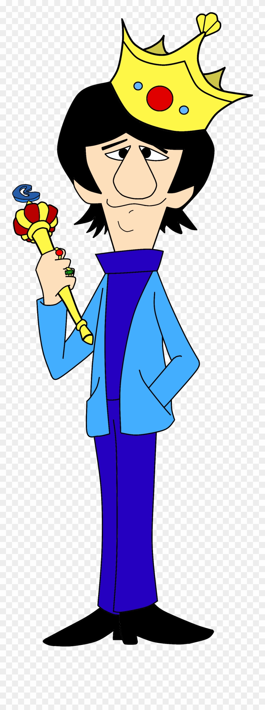 Mean King Cartoon - Cartoon King Clipart