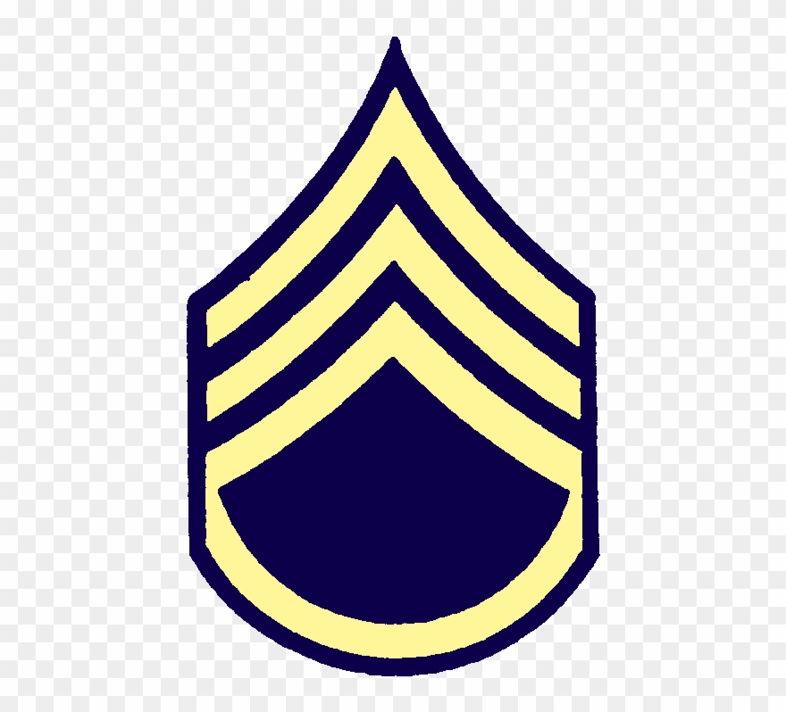 Military Clipart Stripe - Army Staff Sergeant Stripes - Png Download