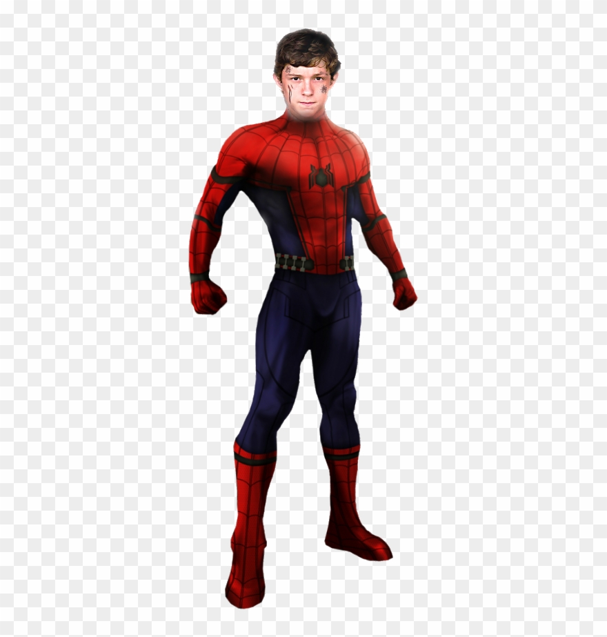 Spiderman Standing Png Clip Art Black And White Stock - Marvel's Spider Man Cosplay Transparent Png