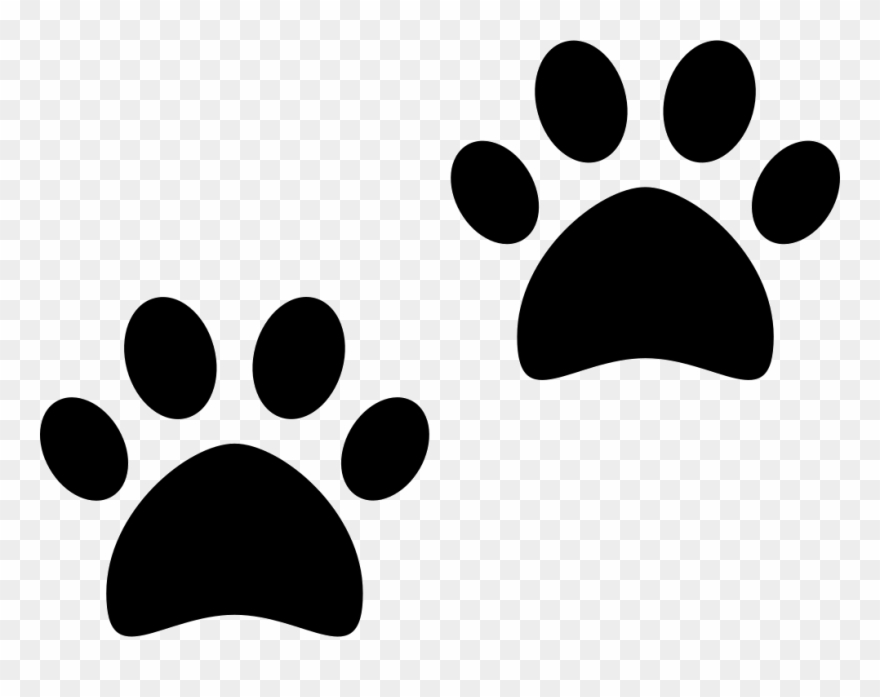 Pawprint Svg Cartoon - Huellas De Perro Png Clipart