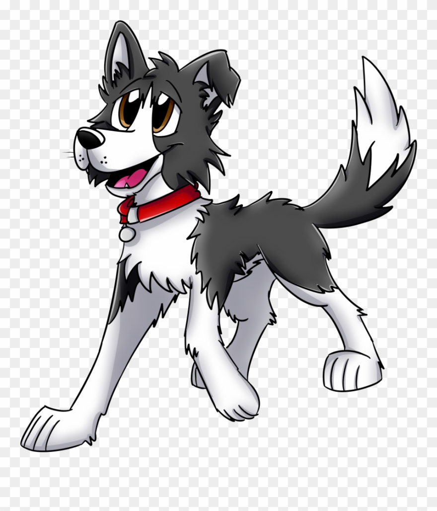 Cartoons Dogs 16, Buy Clip Art - Border Collie Puppy Cartoon - Png Download