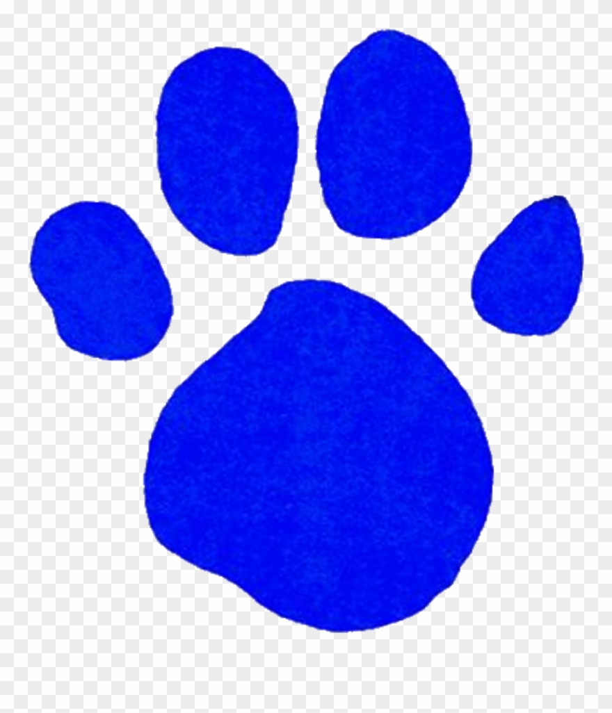 Blue's Clues A Clue Paw Print Clipart