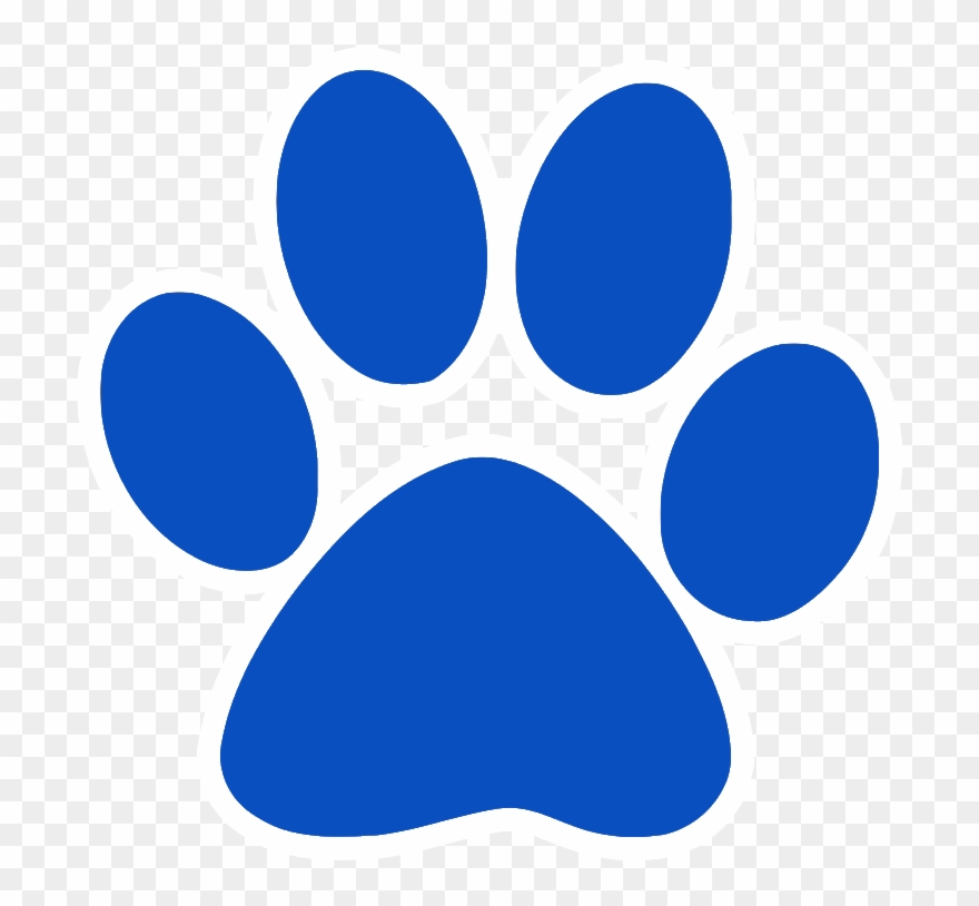 Springfield Team Home Bulldogs - Transparent Background Dog Paw Clipart - Png Download
