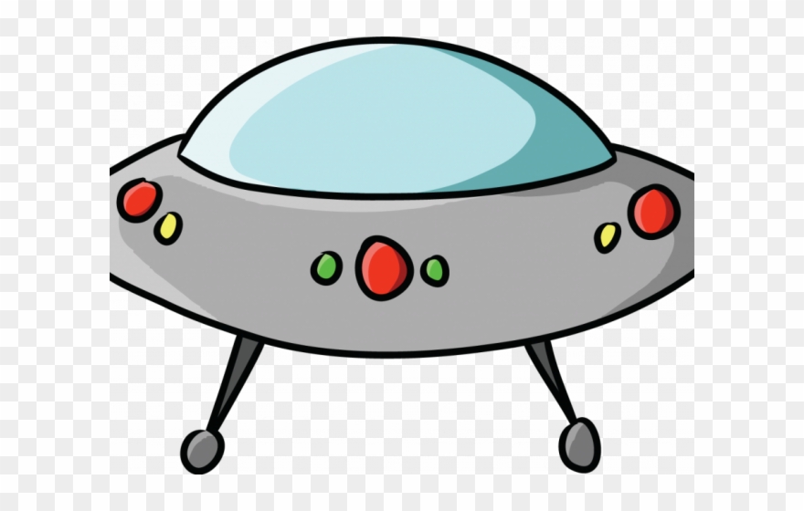 Spaceship Clipart - Dibujo De Platillo Volador - Png Download
