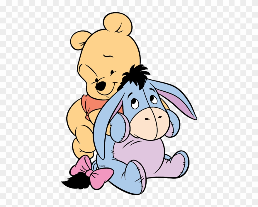 Tigger Hugging Baby Pooh, Eeyore - Iphone Winnie The Pooh Clipart