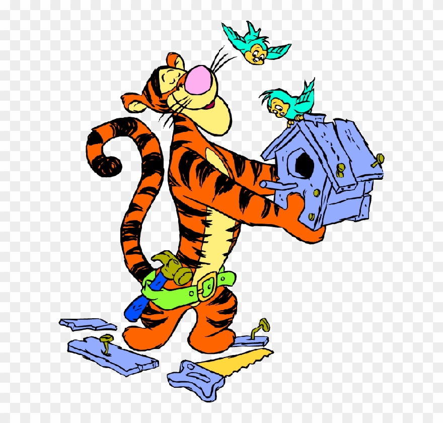 Birdhouse Clip Art - Winnie The Pooh - Png Download