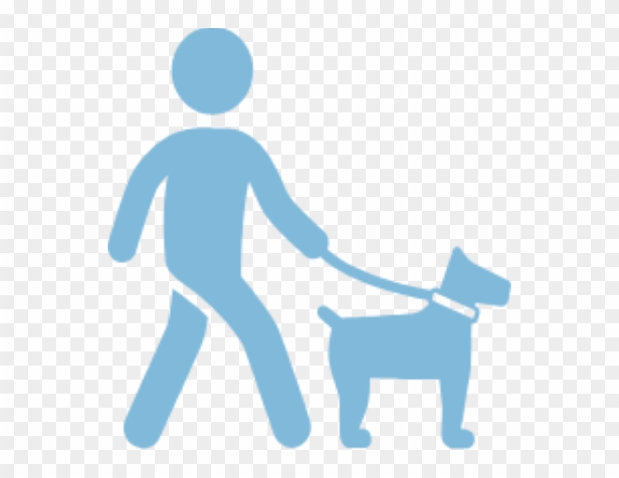 Dog Walking - Walk The Dog Icon Clipart