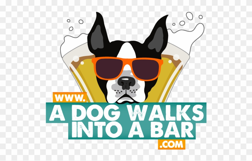 Dog Walks Into A Bar Clipart