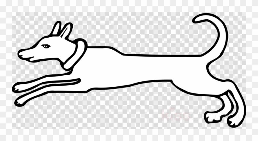 Download Outline Image Of Running Dog Clipart Golden - Clipart Circle Track - Png Download